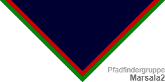 Pfadfinder-Halstuch (engl.: scout neckerchief /neckie, ital.: fazzolettone/fazzoletto scout, schwed.: Scouternas halsduk):  Marsala2 
