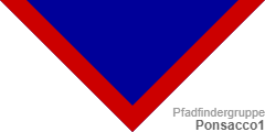 Pfadfinder-Halstuch (engl.: scout neckerchief /neckie, ital.: fazzolettone/fazzoletto scout, schwed.: Scouternas halsduk):  Ponsacco1 