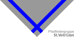 Pfadfinder-Halstuch (engl.: scout neckerchief /neckie, ital.: fazzolettone/fazzoletto scout, schwed.: Scouternas halsduk):  St.Veit-Glan 